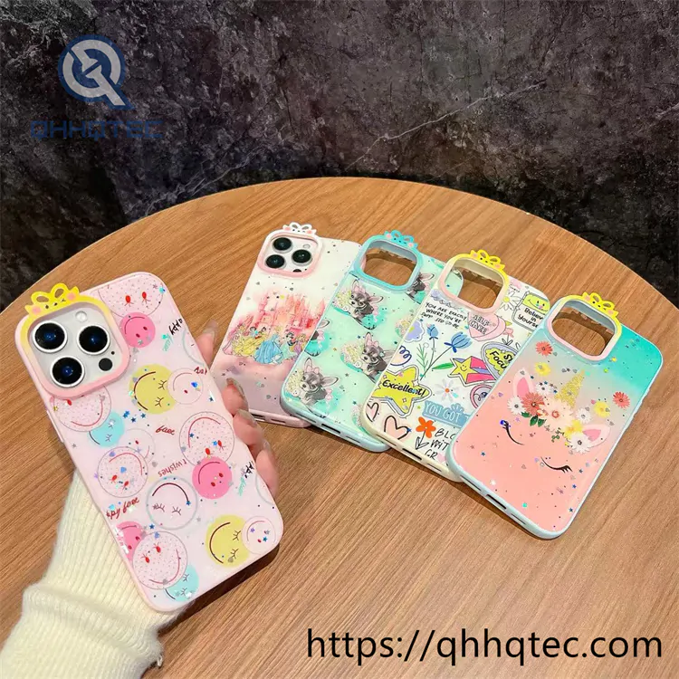cat ear camera colorful painting 2 in 1 case (复制)