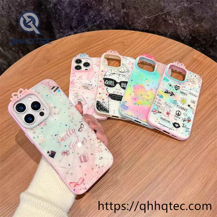 cat ear camera colorful painting 2 in 1 case (复制)