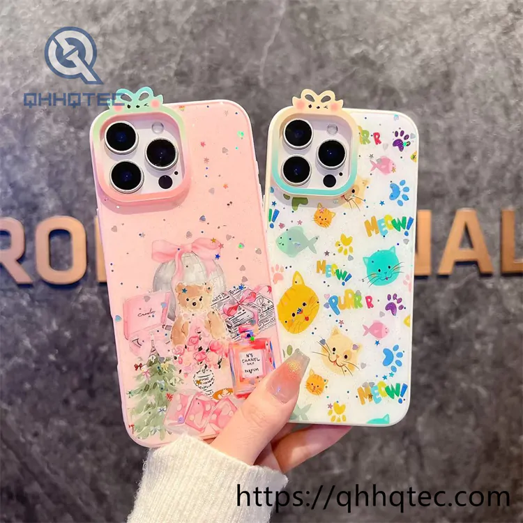 cat ear camera colorful painting 2 in 1 case (复制)