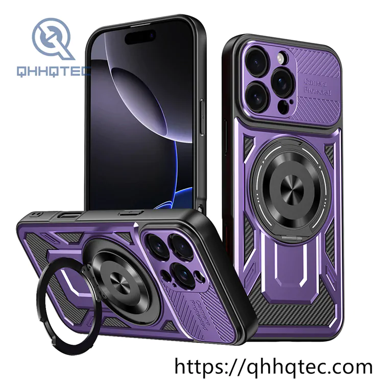 armor design round invisible bracket case
