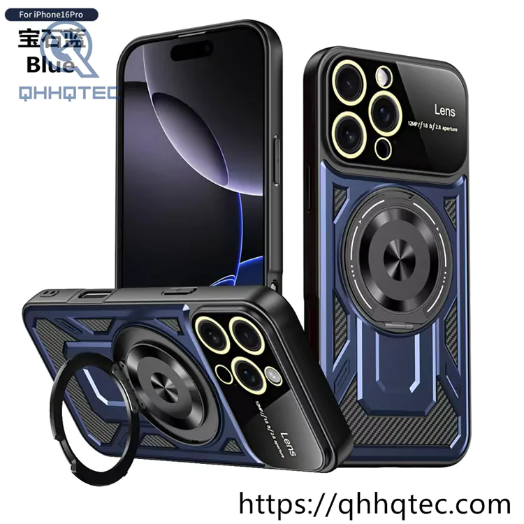armor design round invisible bracket pop case (复制)