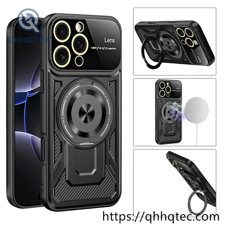 armor design round invisible bracket pop case (复制)