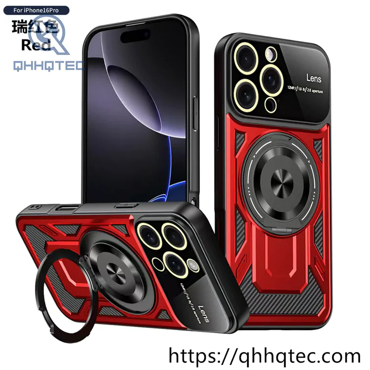 armor design round invisible bracket pop case (复制)