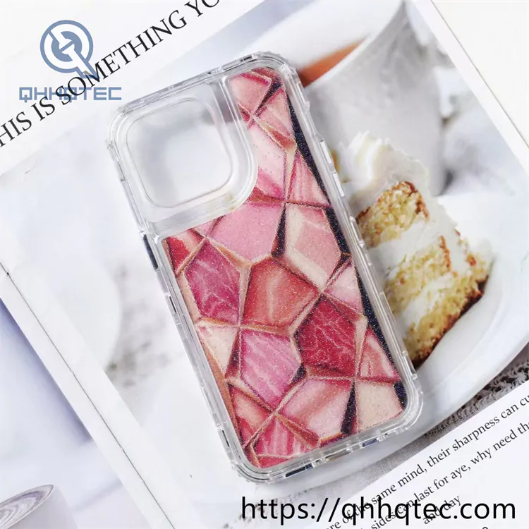 fragments grids design 3 in 1 phone case
