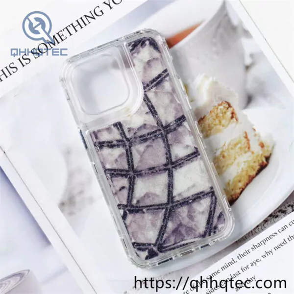 fragments grids design 3 in 1 phone case