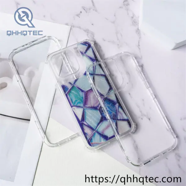 fragments grids design 3 in 1 phone case