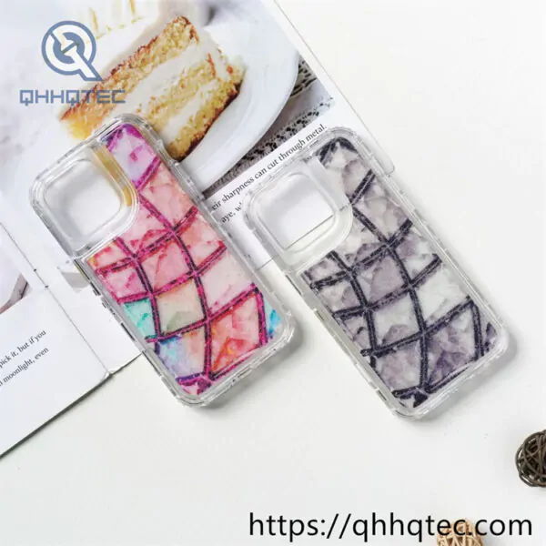 fragments grids design 3 in 1 phone case