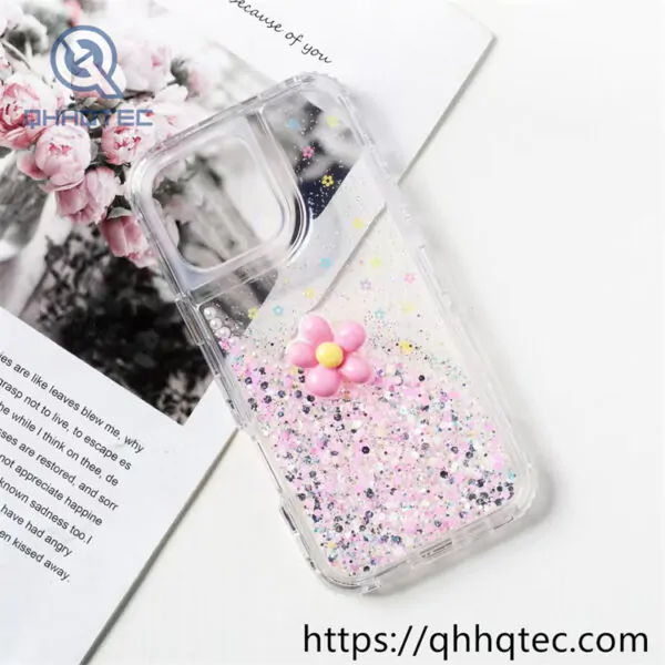colorful rose patterns 3 in 1 glitter case (复制)