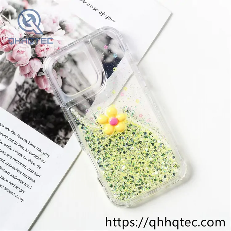 colorful rose patterns 3 in 1 glitter case (复制)