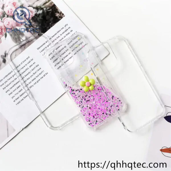 colorful rose patterns 3 in 1 glitter case (复制)
