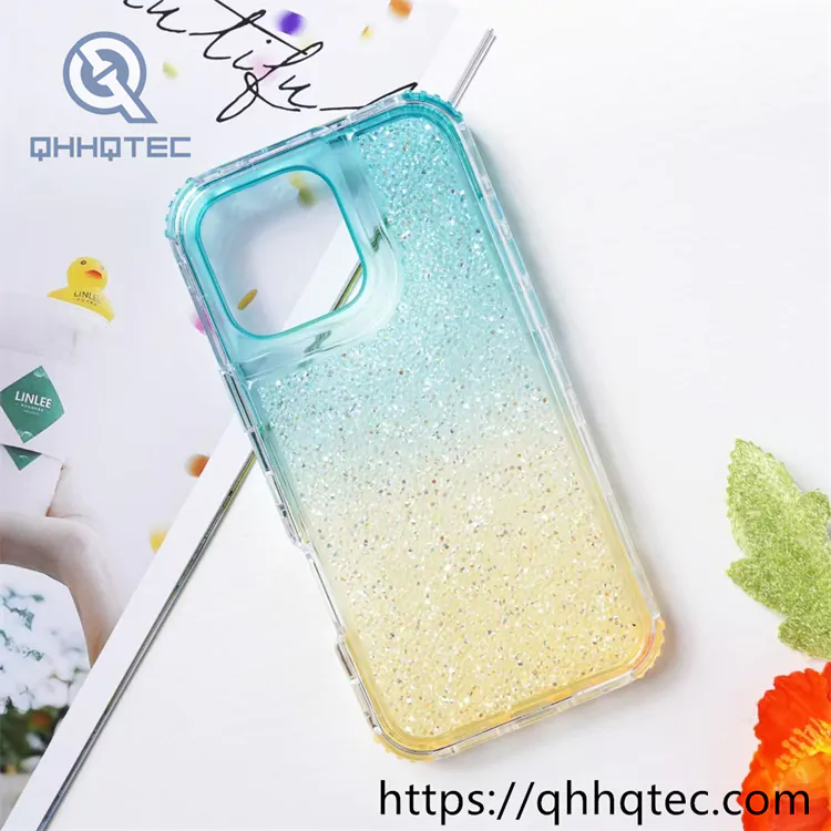 full sequins gradient colors 3 in 1 case