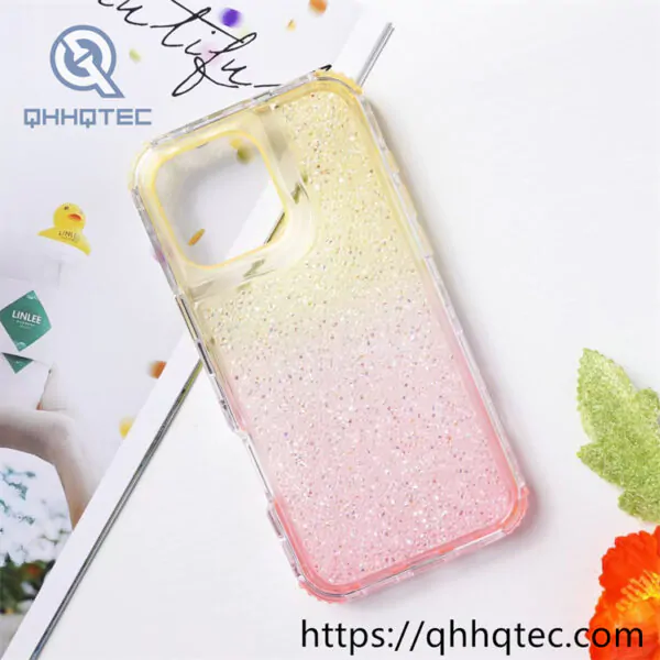 full sequins gradient colors 3 in 1 case