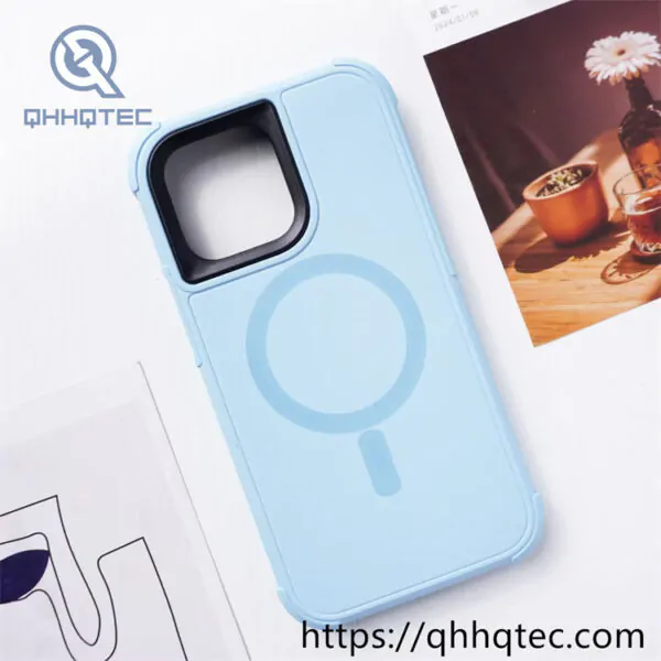 colorful frames transparent 3 in 1 magsafe case (复制)