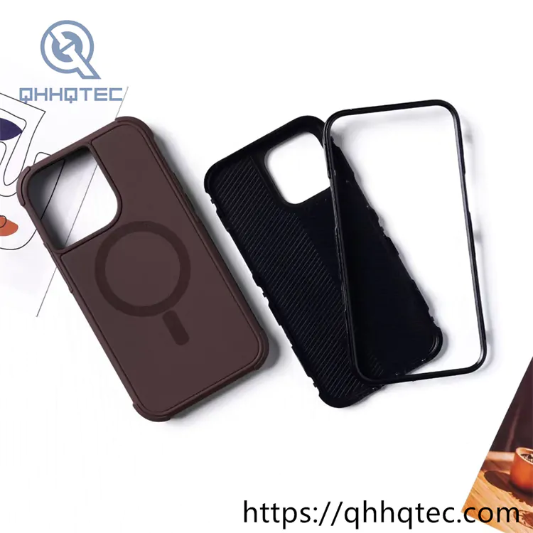 colorful frames transparent 3 in 1 magsafe case (复制)
