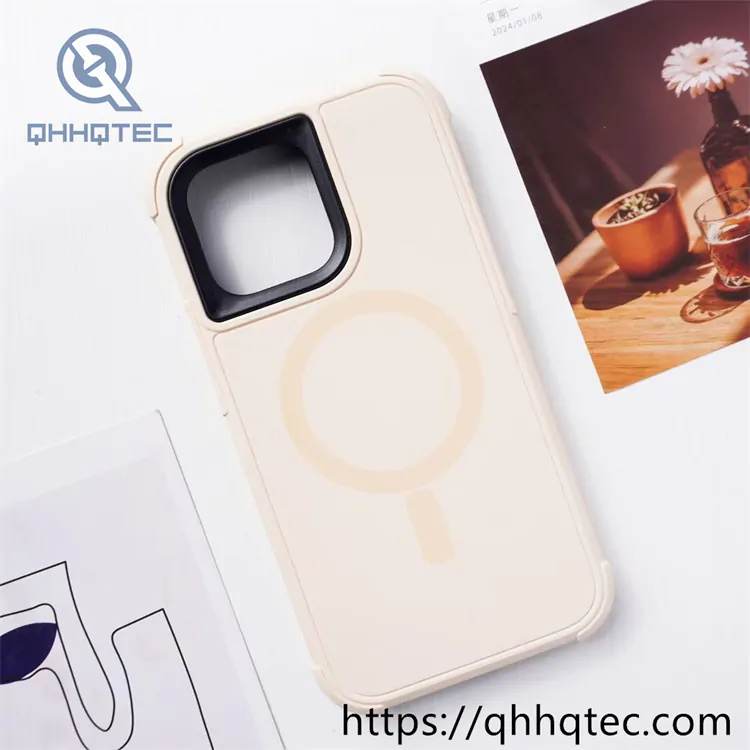 colorful frames transparent 3 in 1 magsafe case (复制)