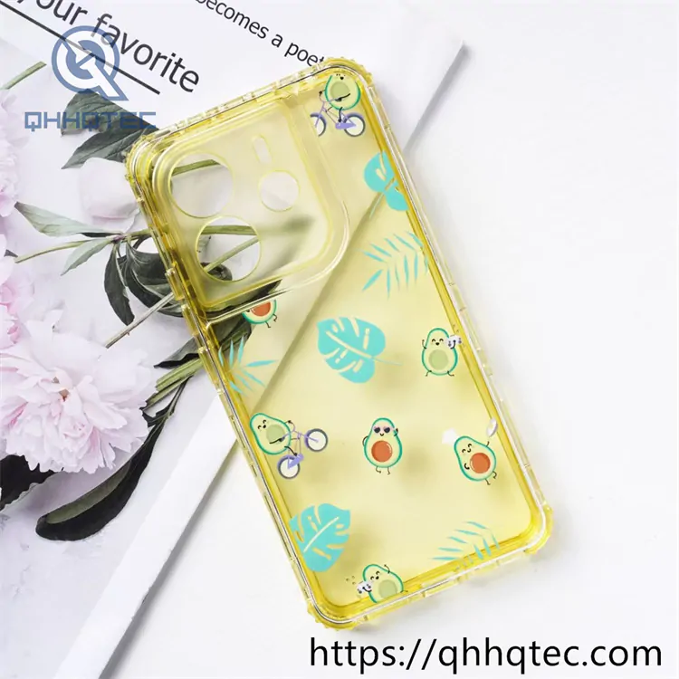 flowers paintings 3 in 1 transparent case