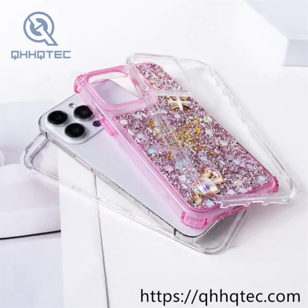 lace bow tie transparent 3 in 1 case (复制)