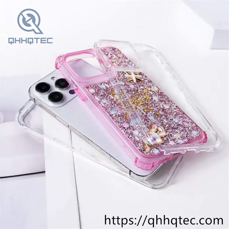 lace bow tie transparent 3 in 1 case (复制)