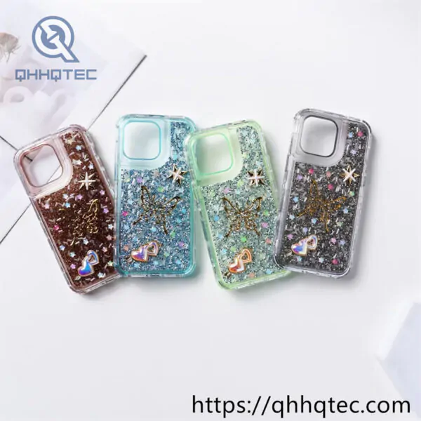 lace bow tie transparent 3 in 1 case (复制)