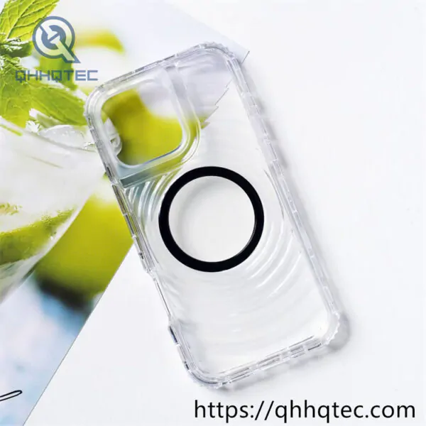 wave texture 3 in 1 case with flower support (复制)