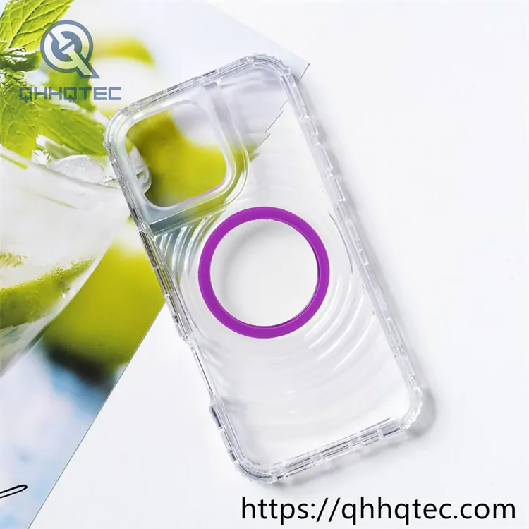 wave texture 3 in 1 case with flower support (复制)