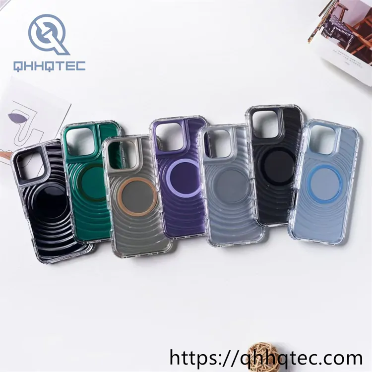 wave texture 3 in 1 case color magnetic circle (复制)