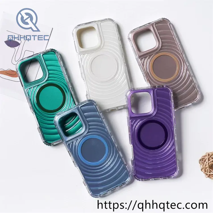 wave texture 3 in 1 case color magnetic circle (复制)