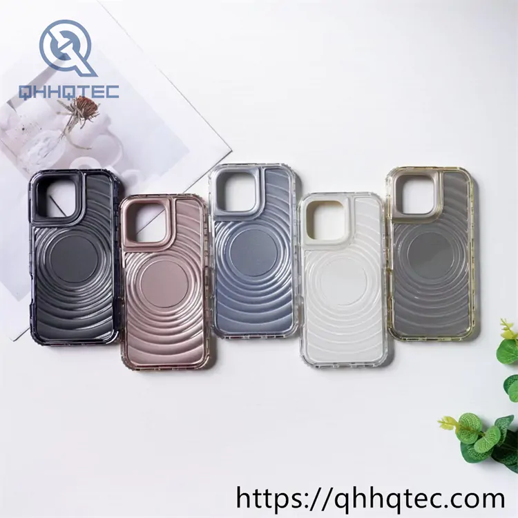 wave texture 3 in 1 case glossy style