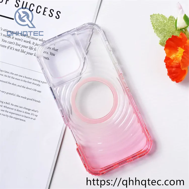 wave texture 3 in 1 gradient color pop case (复制)