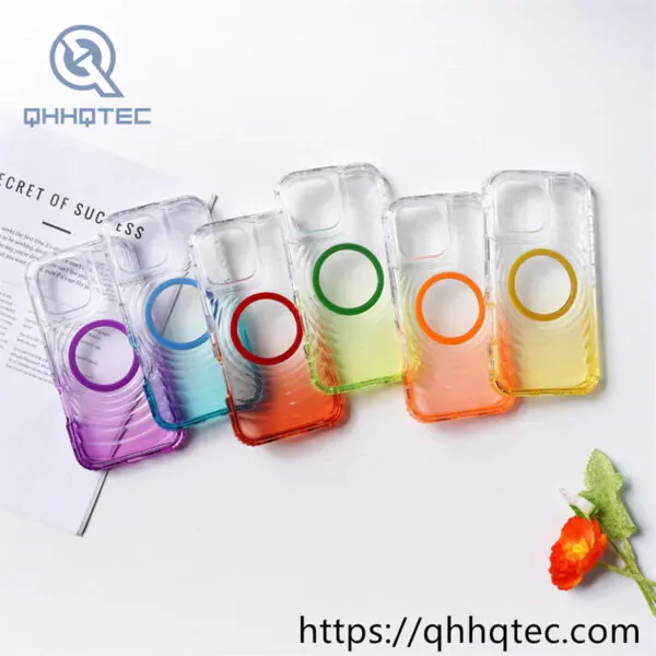 wave texture 3 in 1 gradient color pop case (复制)