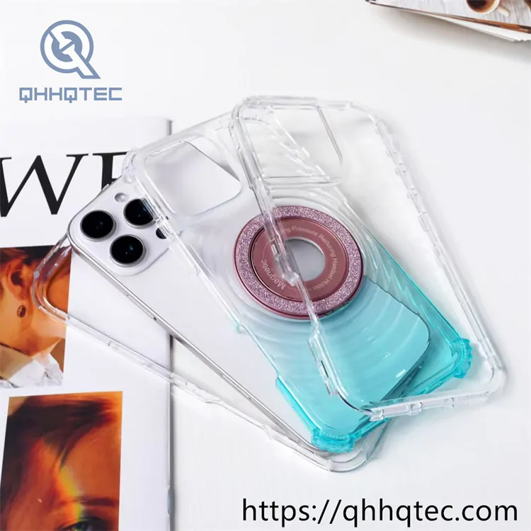 wave texture 3 in 1 gradient color pop case