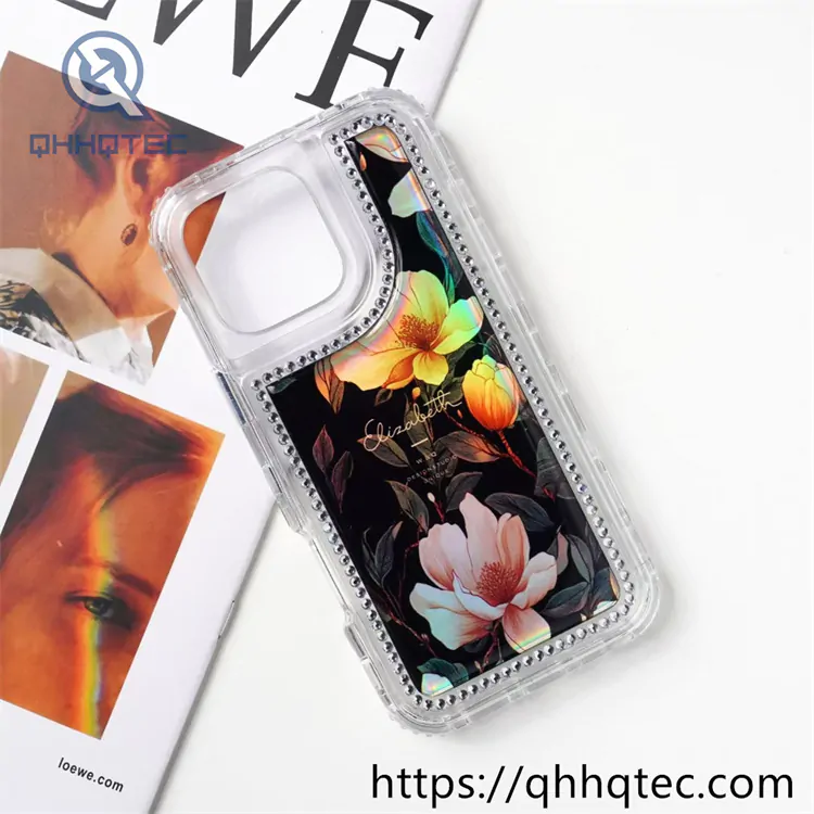 color lines 3 in 1 butterfly diamonds case (复制)