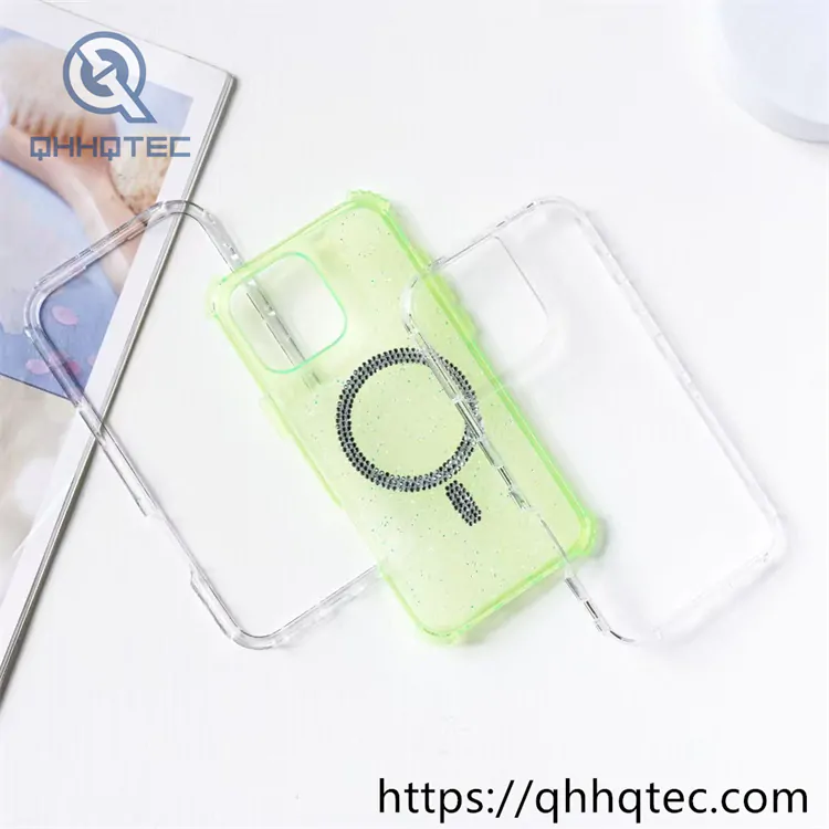 glitter 3 in 1 case diamond magsafe circle