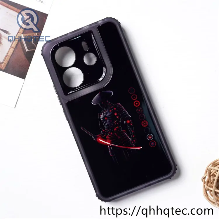 transparent frame wave texture 3 in 1 case (复制)