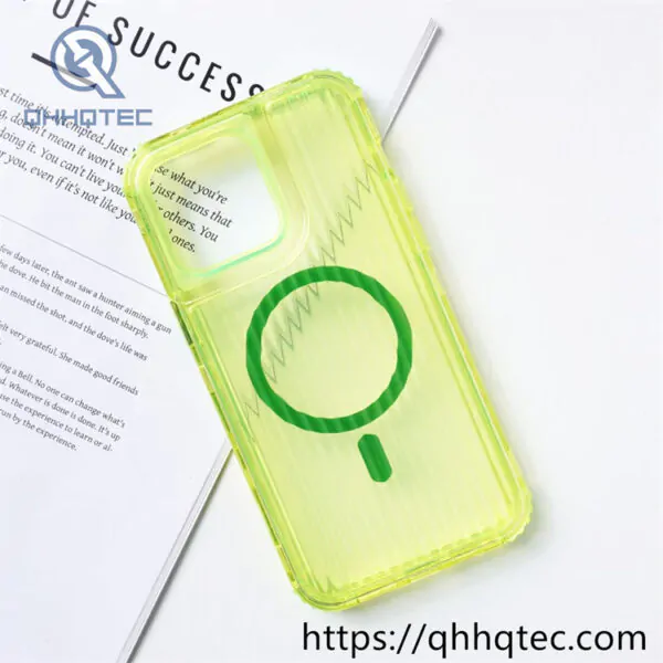 candy color vertical lines 3 in 1 magsafe case