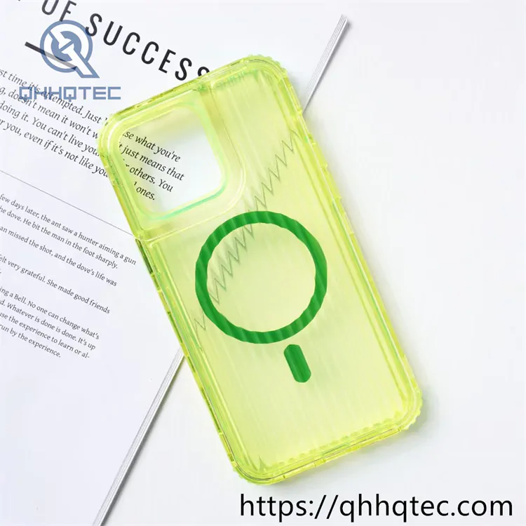 candy color vertical lines 3 in 1 magsafe case