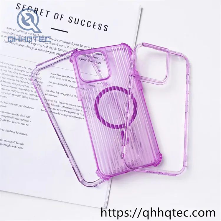candy color vertical lines 3 in 1 magsafe case
