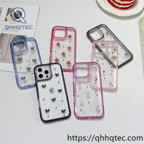 colorful frame 3 en 1 diy decoration dripping case