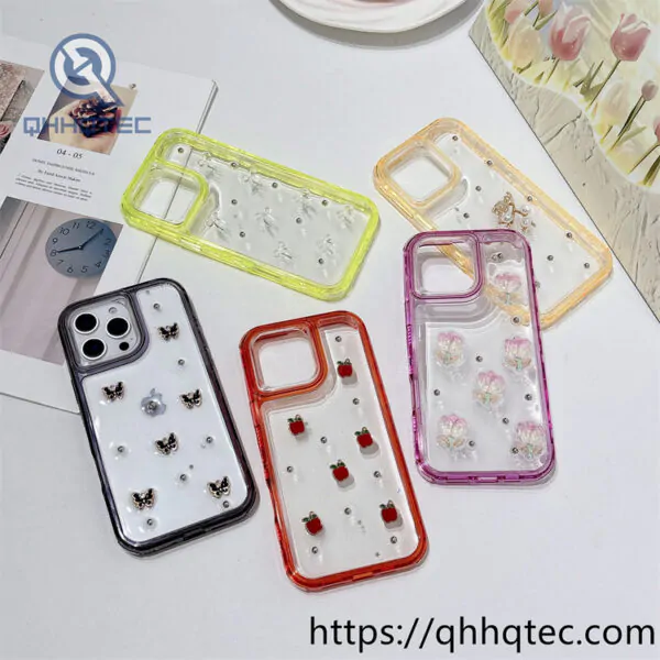 colorful frame 3 en 1 diy decoration dripping case