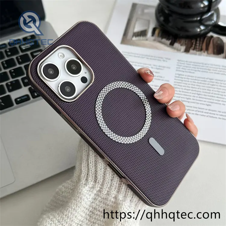 leather fabric electroplating magnetic case