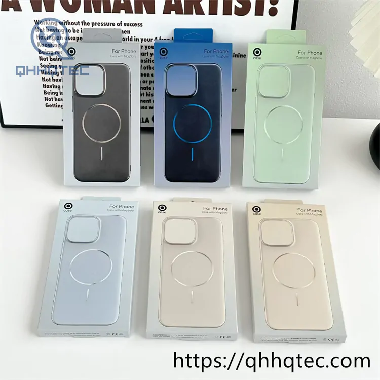 multicolor metallic paint magnetic case with package