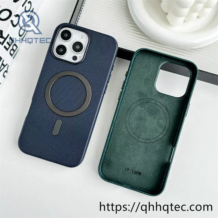 carlotta pattern metal magnetic ring phone case