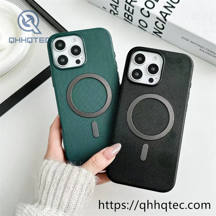 carlotta pattern metal magnetic ring phone case