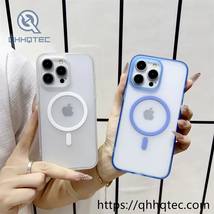 high transparent magnetic case with len bracket (复制)