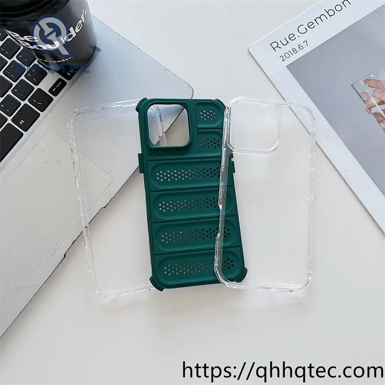 heat dissipation hollow 3 in 1 phone case