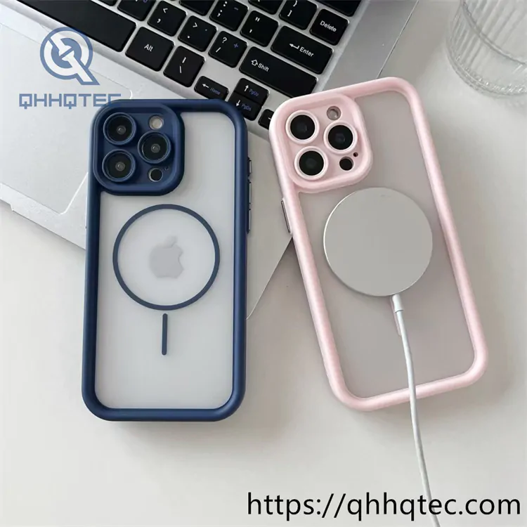 thick frame magnetic 360 case with ventilation hole