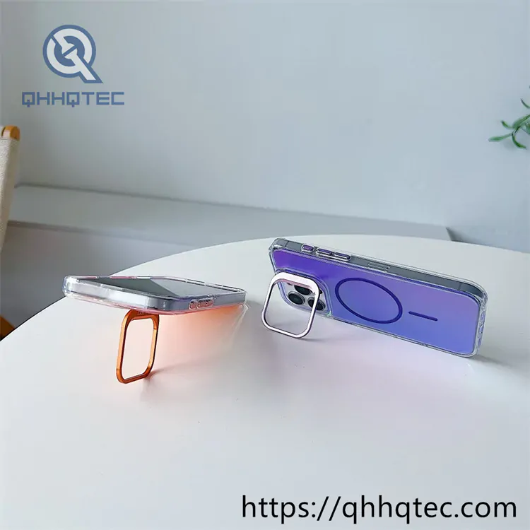 shiny chameleon gradient magnetic case