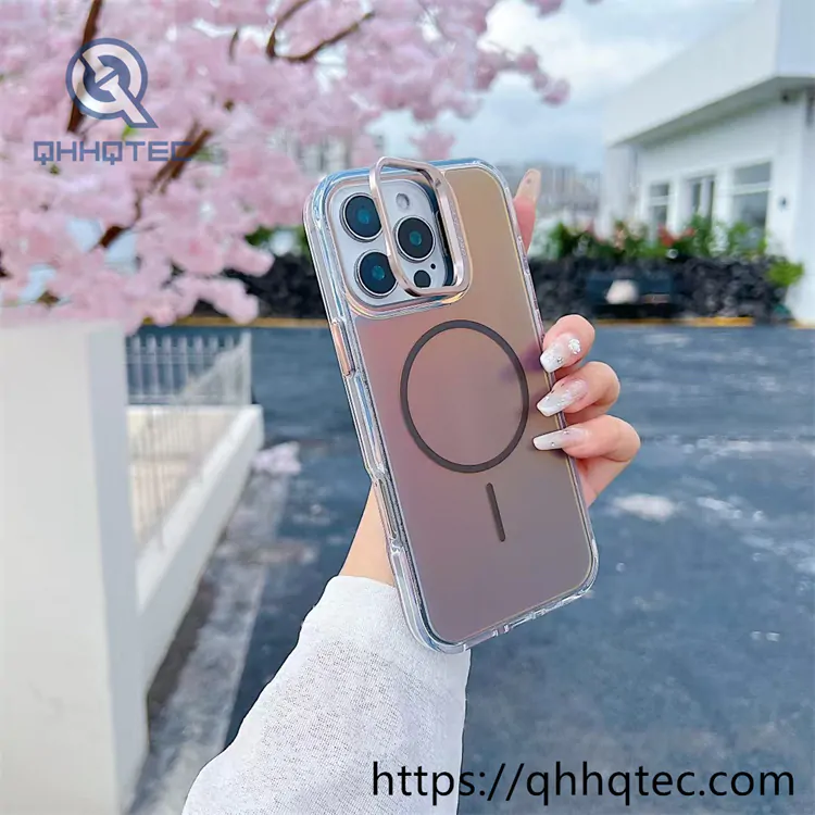 shiny chameleon gradient magnetic case