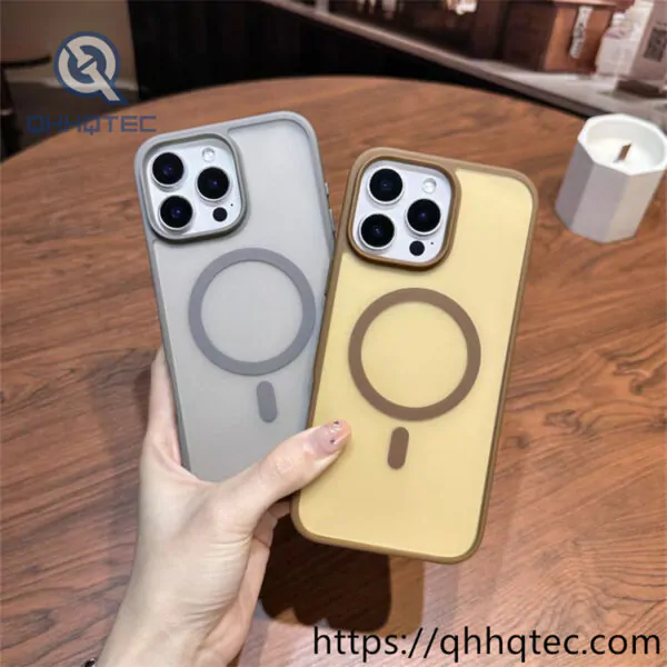skin texture classic design magnetic case