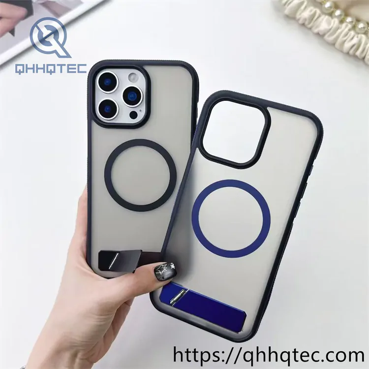 circular magnetic case with oblique straight bracket